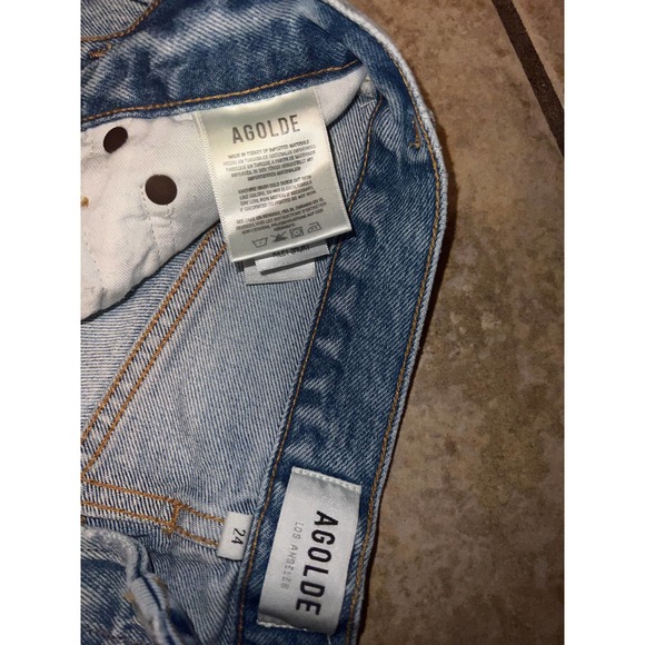 Agolde Jeans Riley Shorts Size 24 - Picture 3 of 3